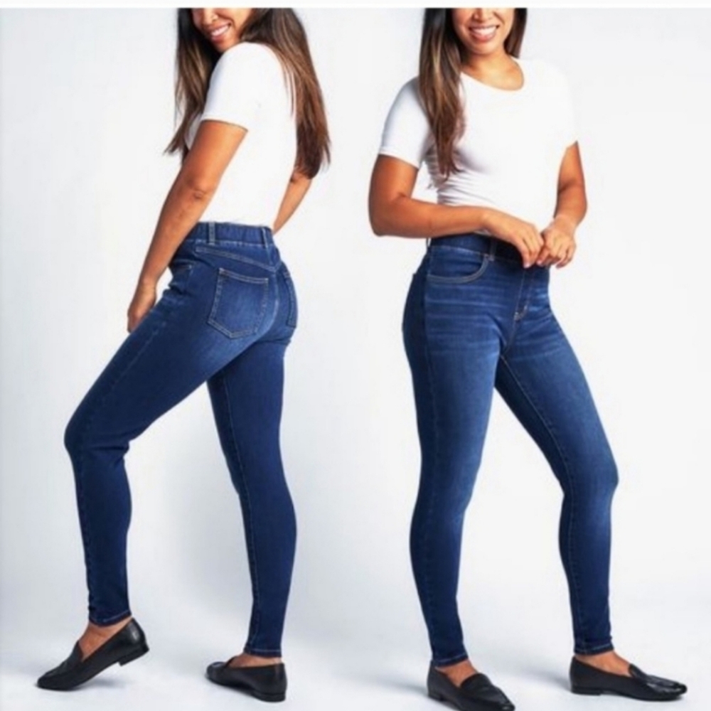 Betabrand pull on stretch skinny jeans
